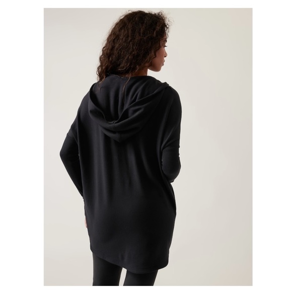 Athleta Purana Wrap Sweatshirt // Black - Picture 4 of 12